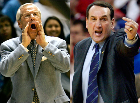 Coach Williams and Coach K Coach Williams and Coach K